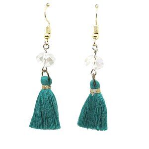 Teal Duster Earrings